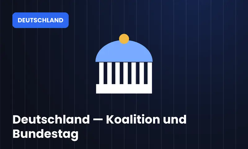 Bundestag Koalitionsmarkt